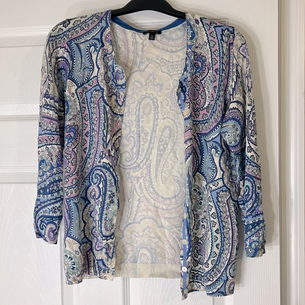 Cute Talbots cardigan. Size XS. Like new.
